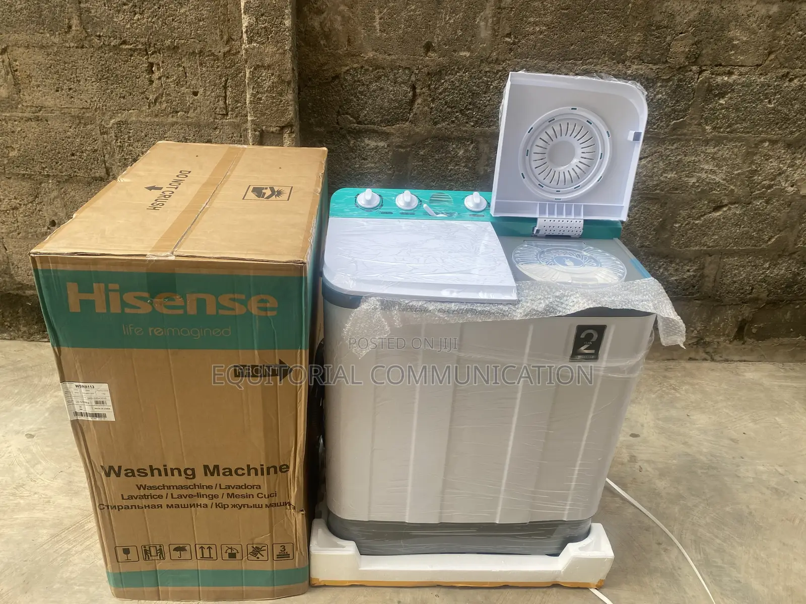 Hisense WSRB113 11KG Washing Machine White