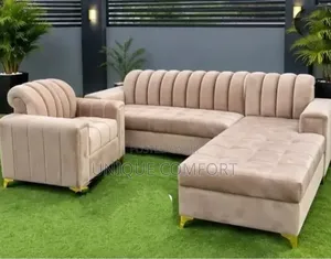 Top Quality Very Sturdy L Shape Section Sofa With Single Seater