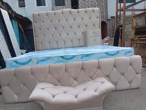 6/6 Cream Colour Bed Frame