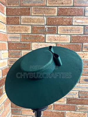 Emerald Green Boater Hat