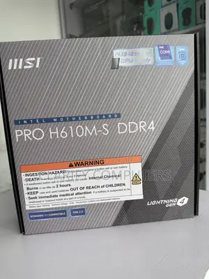 Msi Pro H610m-S Ddr4 Intel Motherboard
