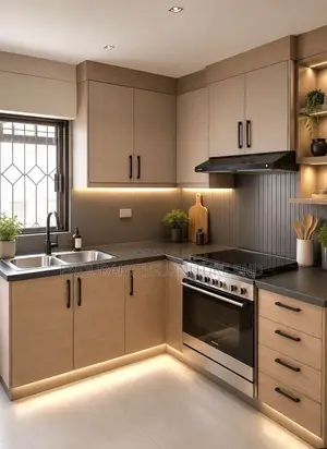Stylish Kitchen Cabinet in Great Condition, Perfect for Any Home.