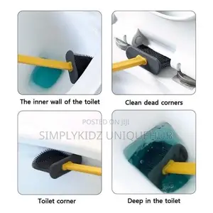 Wall Mounted Silicone Toilet Brush