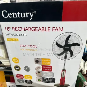 Power Deluxe Rechargeable 18" Fan