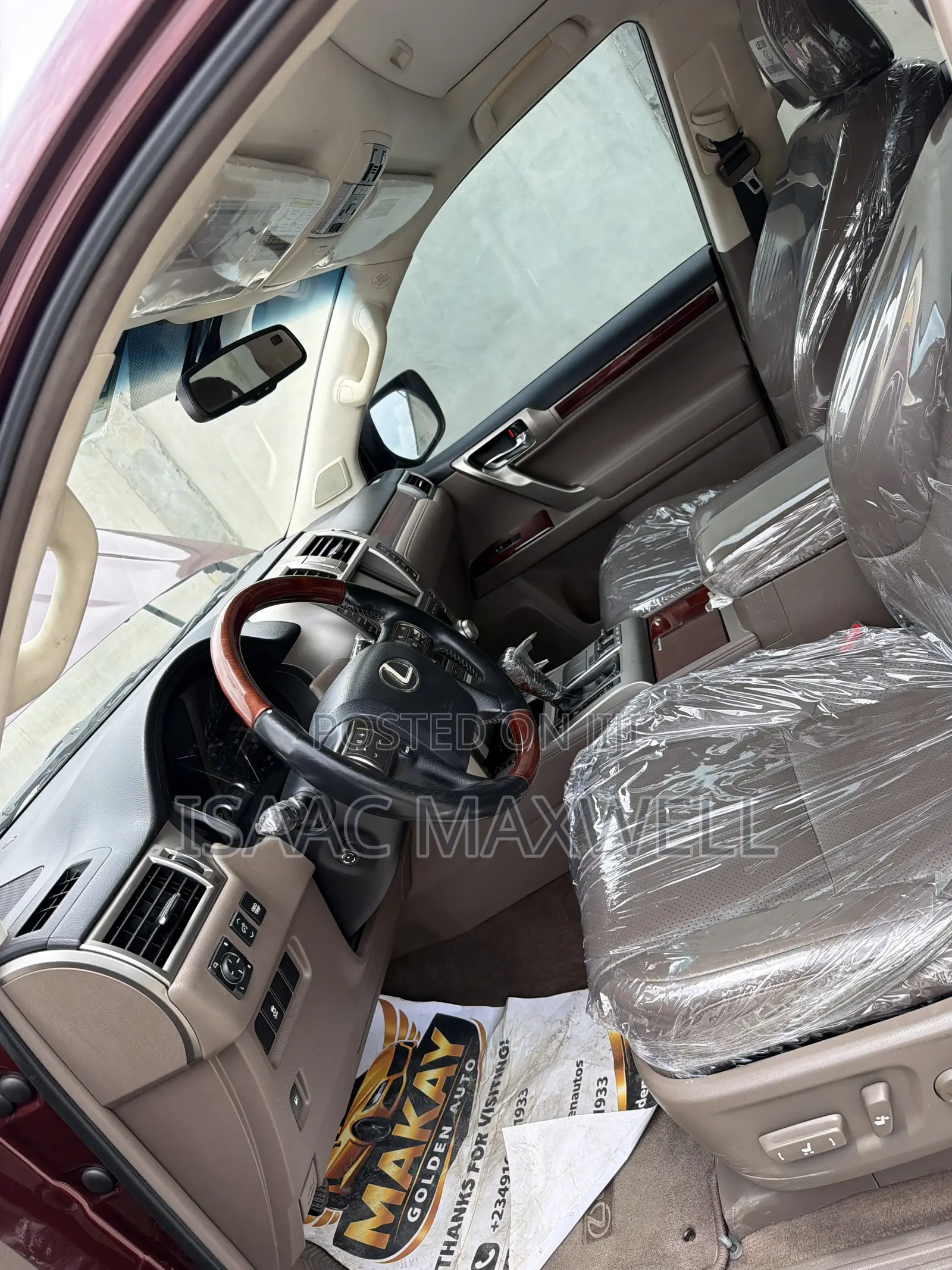 Lexus GX 2012 Red