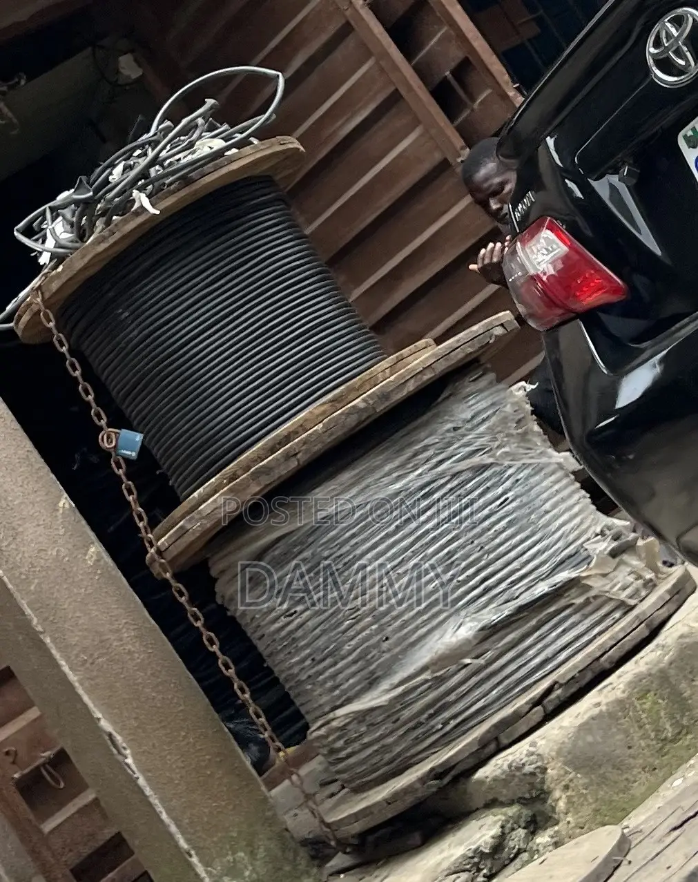 Black Electrical Flexible Cables