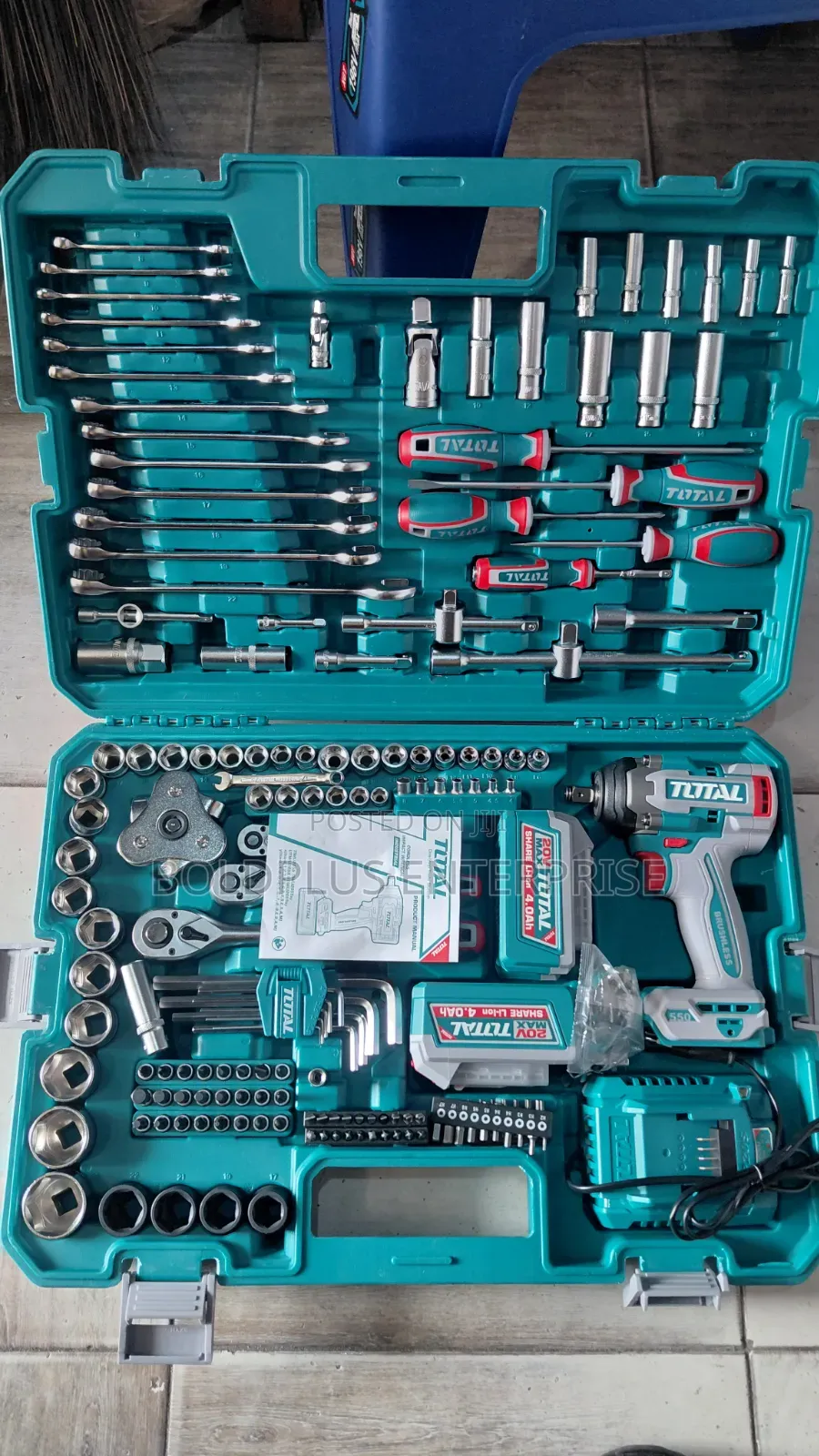 172 Pics Total Cordless Impact Wrench With Tools