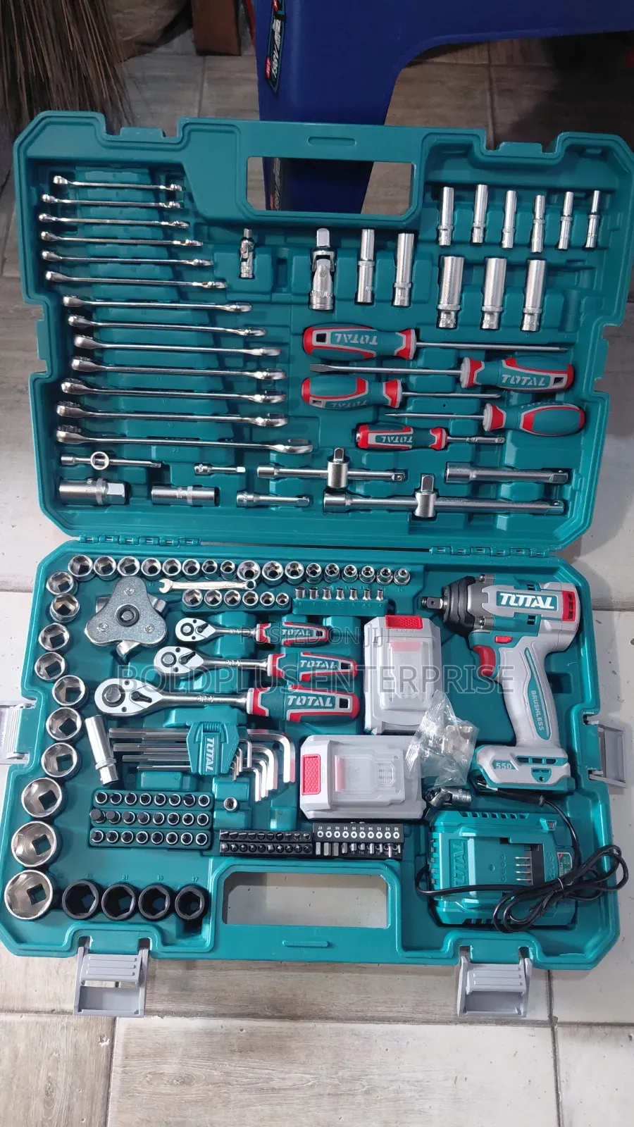 172 Pics Total Cordless Impact Wrench With Tools