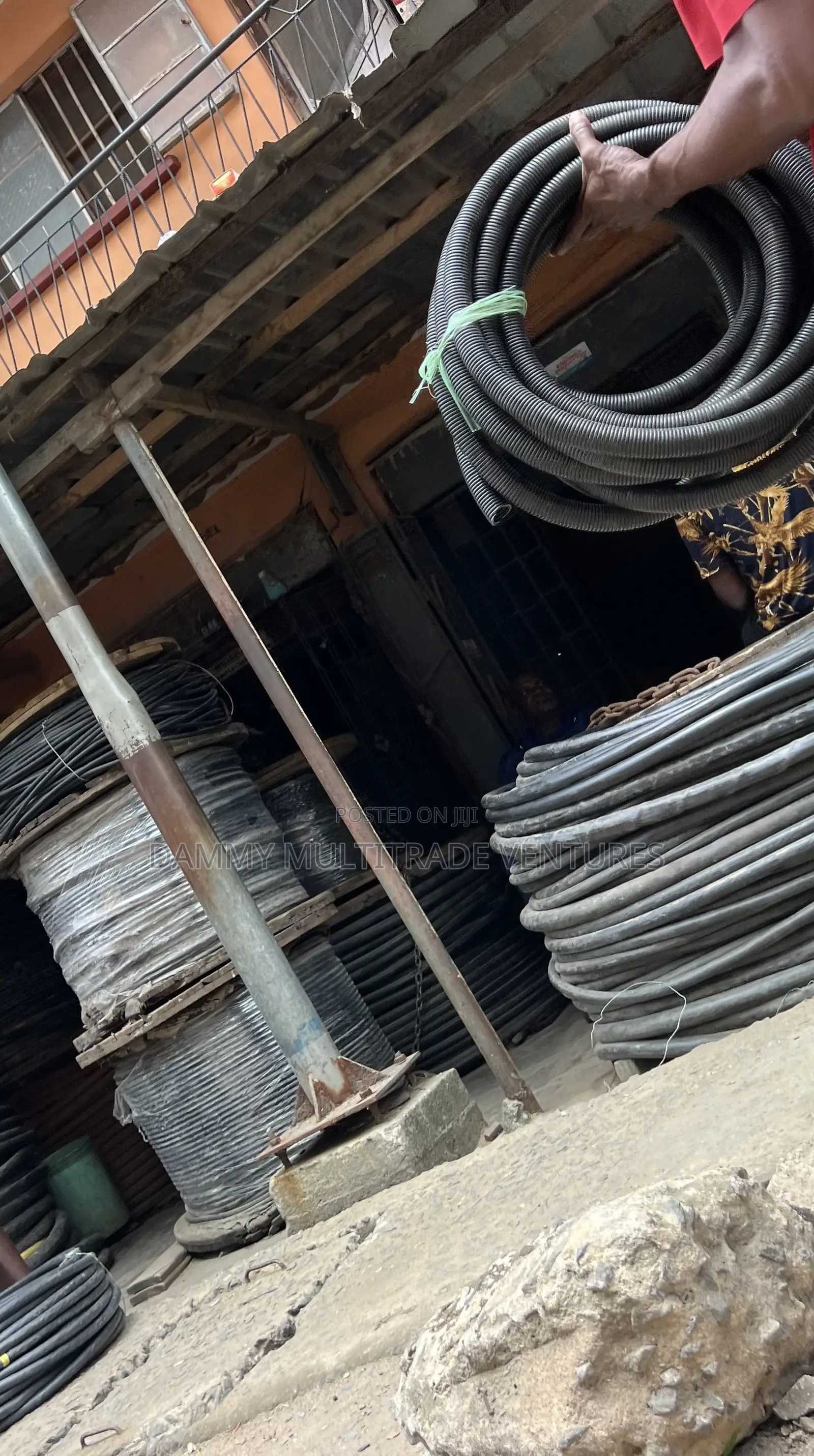 Black Electrical Flexible Cables