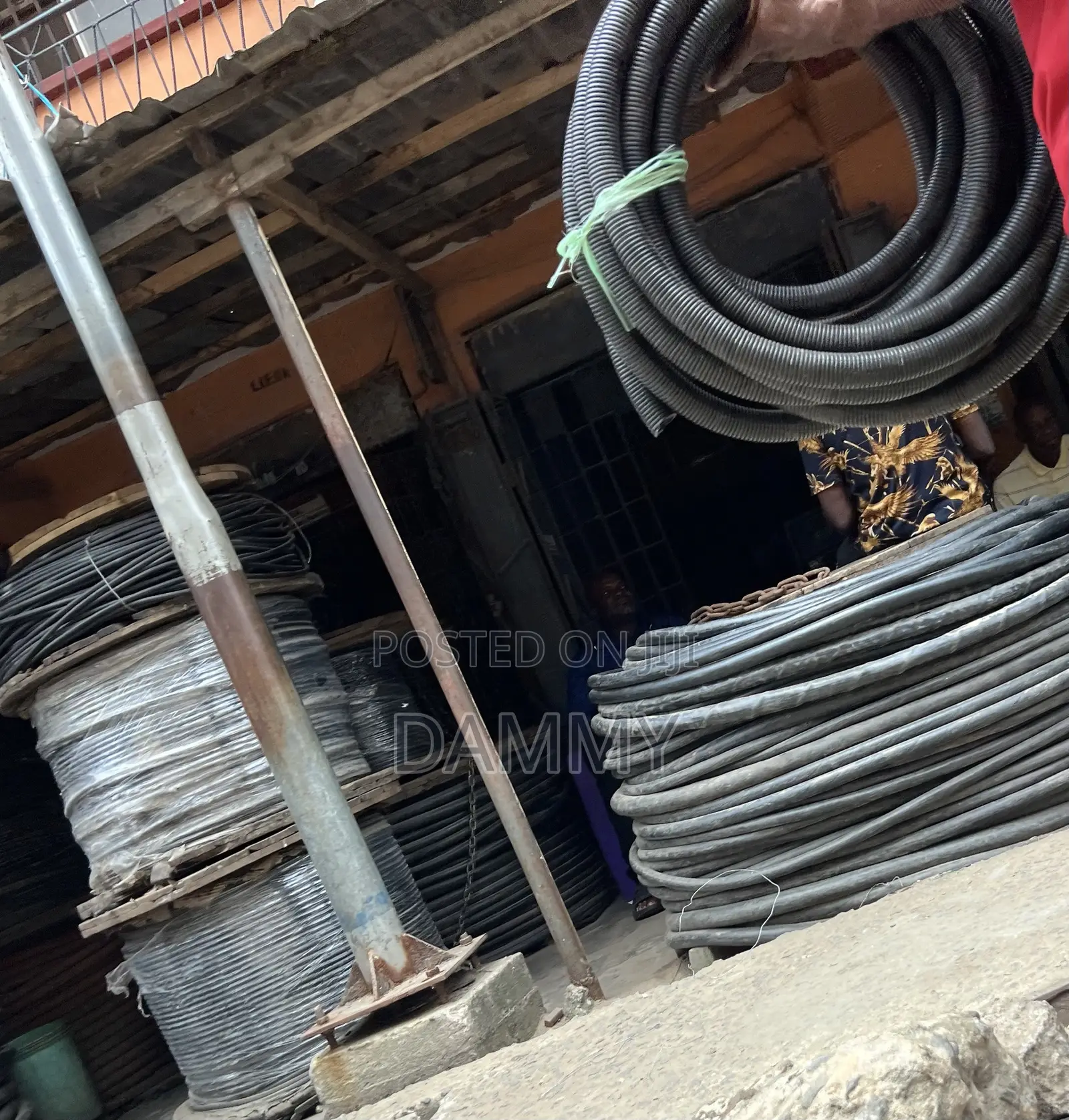 Black Electrical Flexible Cables