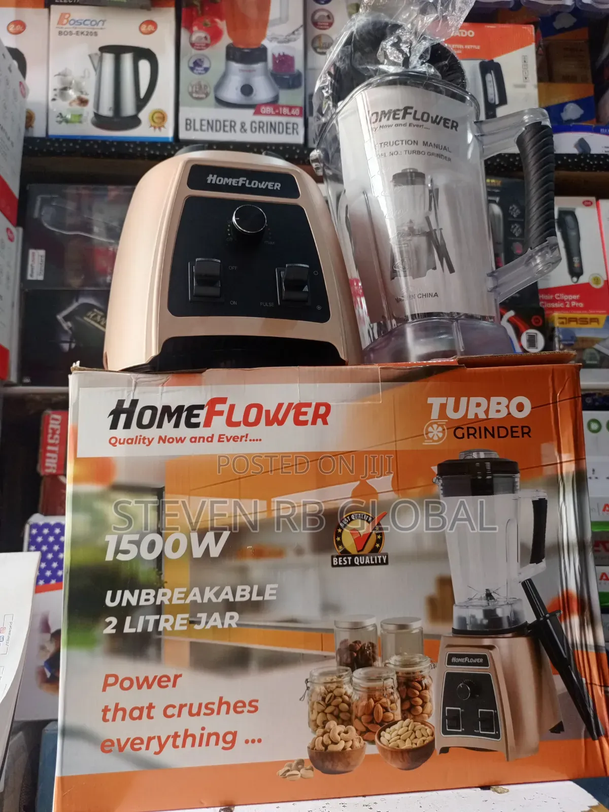 Homeflower 2l 1500w Turbo Grinder