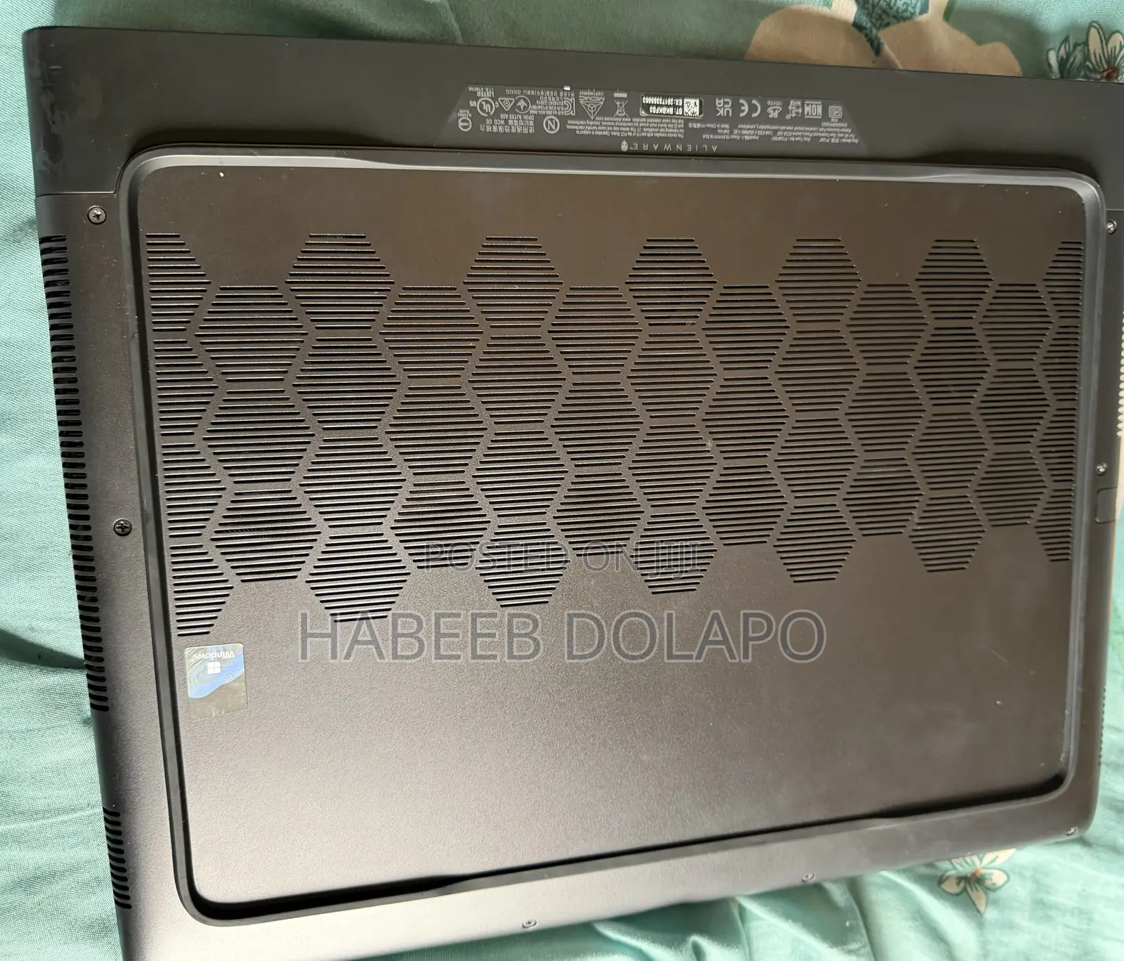 Laptop Alienware M16 R1 32GB Intel Core i7 SSD 1T