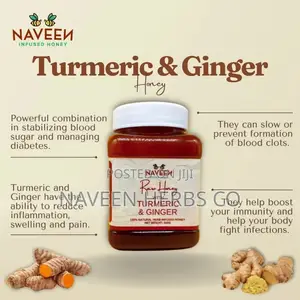 Premium Naveen Turmeric Ginger Honey - 500g