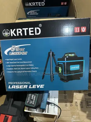 KRTED Professional Laser Level With Tripod Complete Accessories