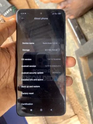 Xiaomi Redmi Note 11S 128 GB Gray