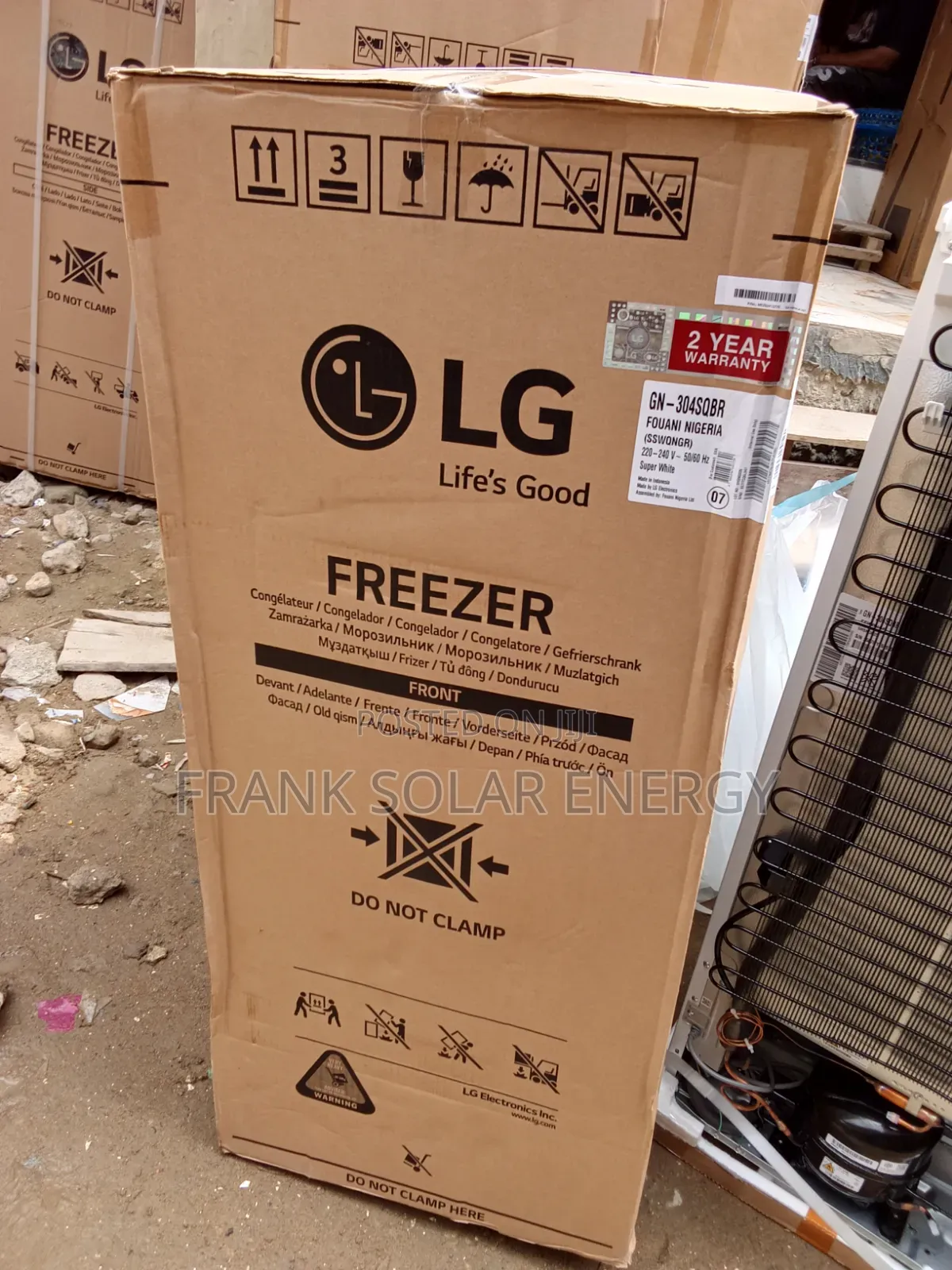 LG Standing Upright Freezer