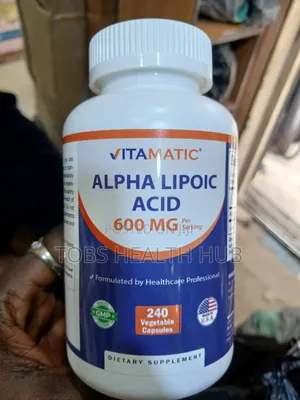 Vitamatic Alpha Lipoic Acid 600mg – 240 Vegetable Capsules