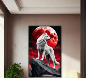 Luxury LED Backlit Wall Art – Modern Abstract Decorative Light