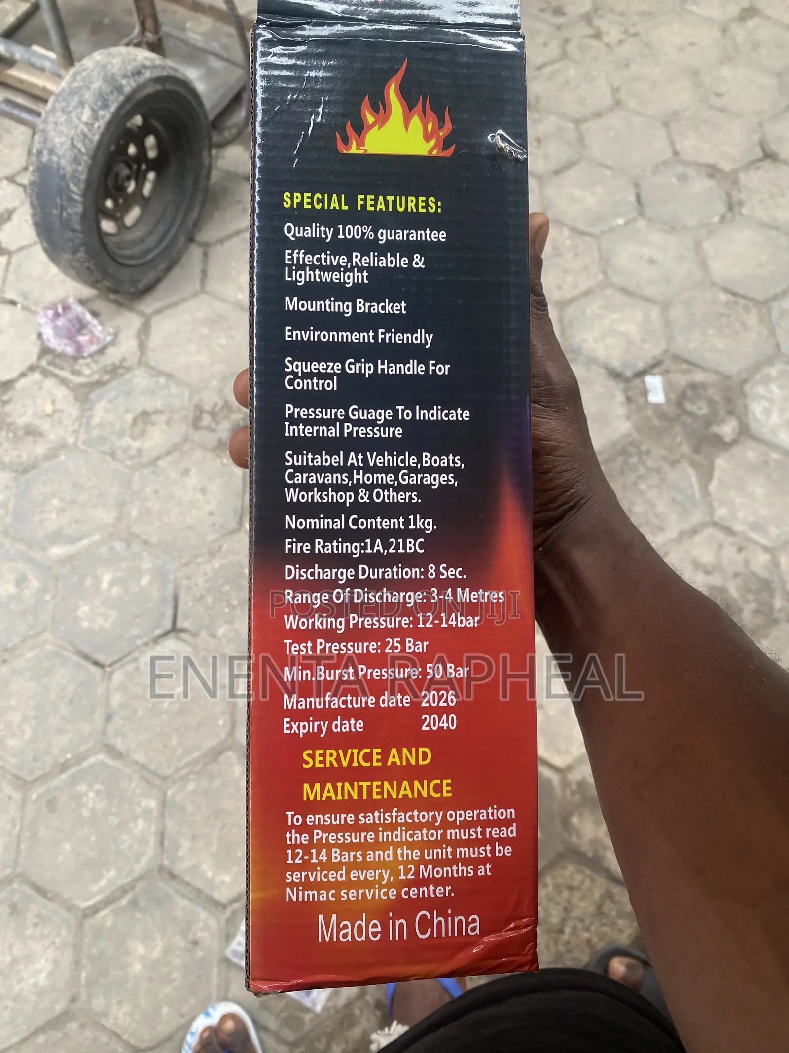 1kg Fire Extinguisher