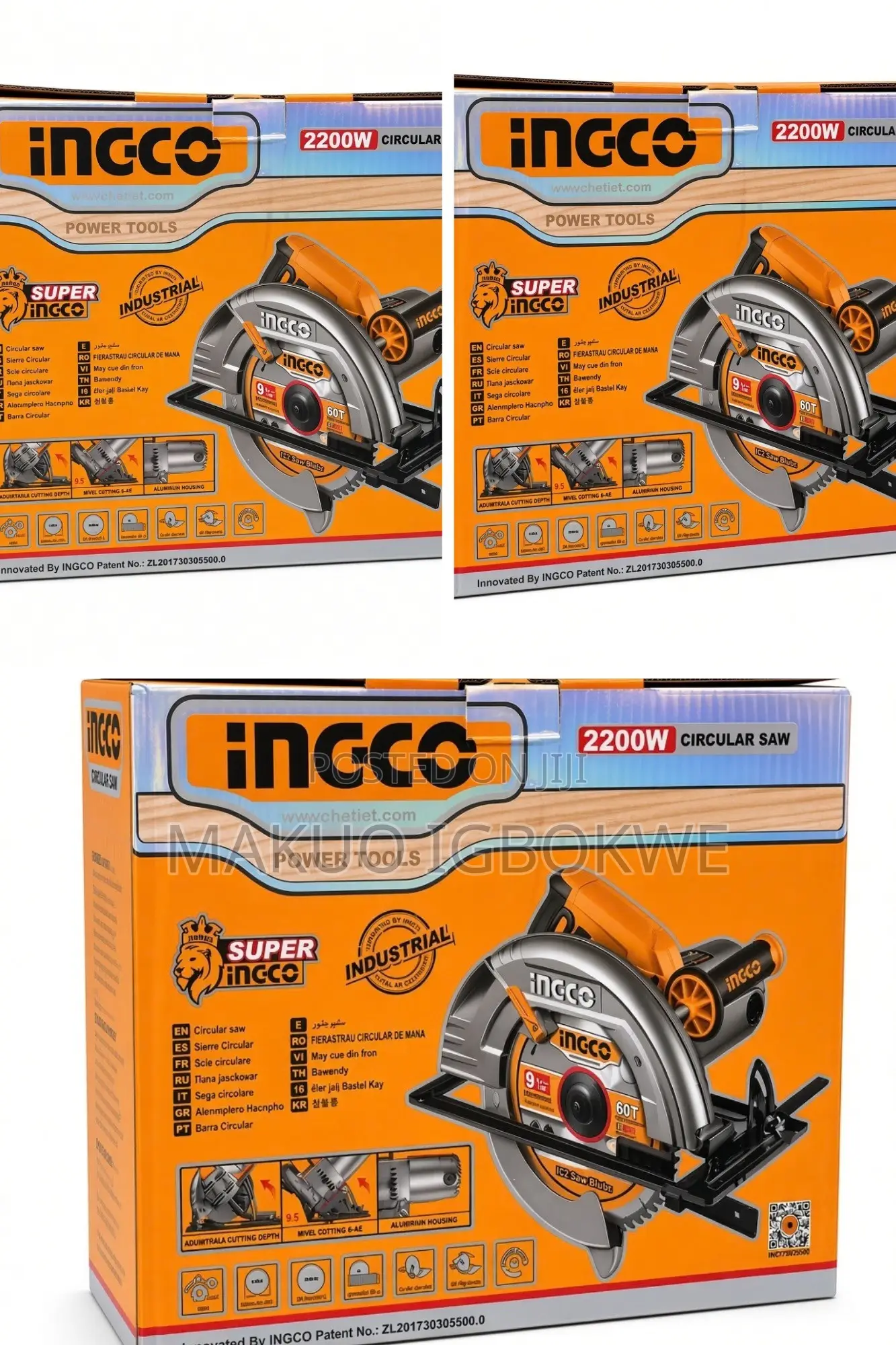 Ingco Circular Saw Hand Machine