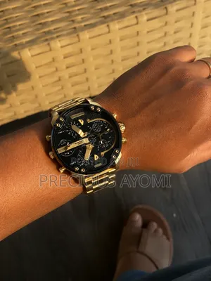 Original Diesel Mr Daddy 2.0 - 4 Time Zone - Stainless Steel.
