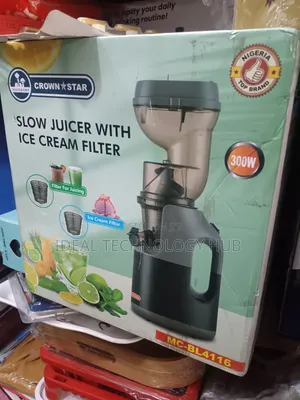 Masterchef Slow Juicer With Ice Cream Filter