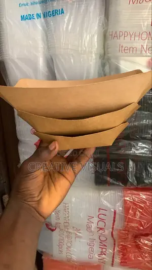 Food Packaging Boat Tray for Hand Held Snacks and Fries