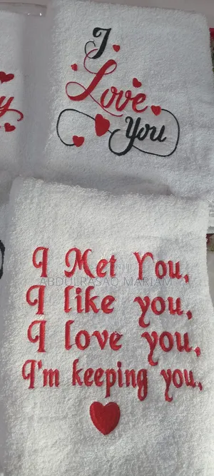 Premium Custom Embroidered Towels