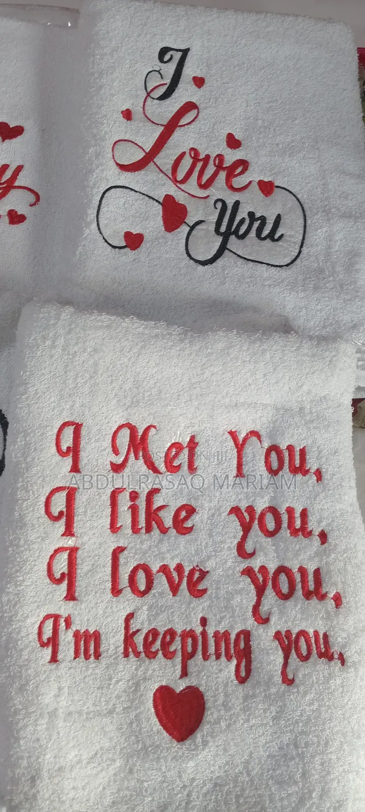Premium Custom Embroidered Towels
