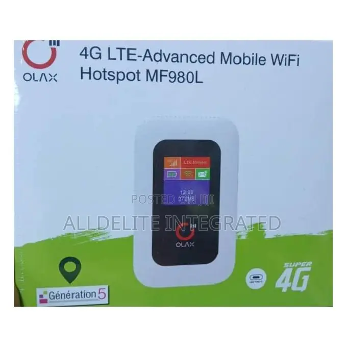 4g Lte-Advanced Mobile Wifi Hotspot Mf980l