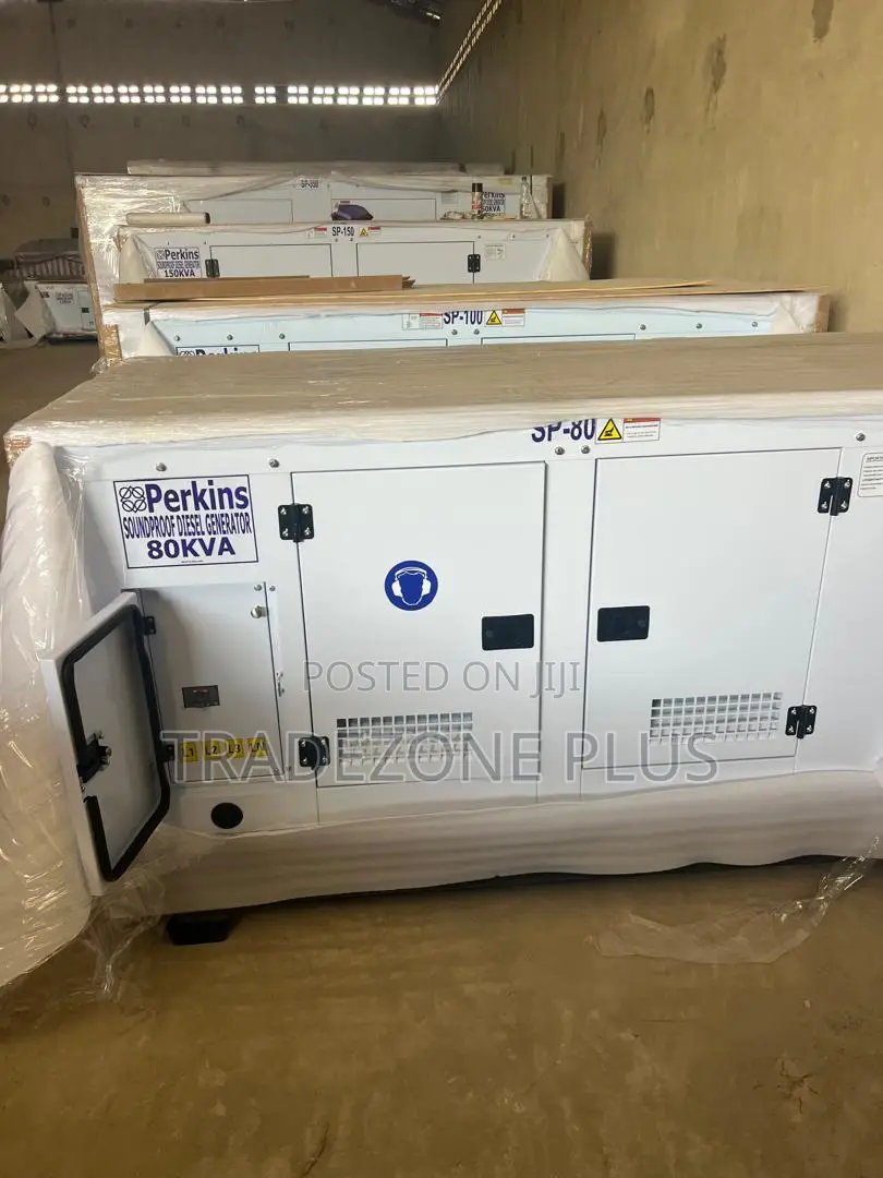 80KVA Perkins Generator With Soundproof Canopy