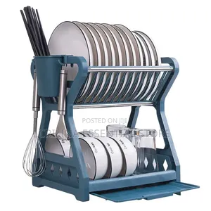 Plastic Plate Rack Double Layer