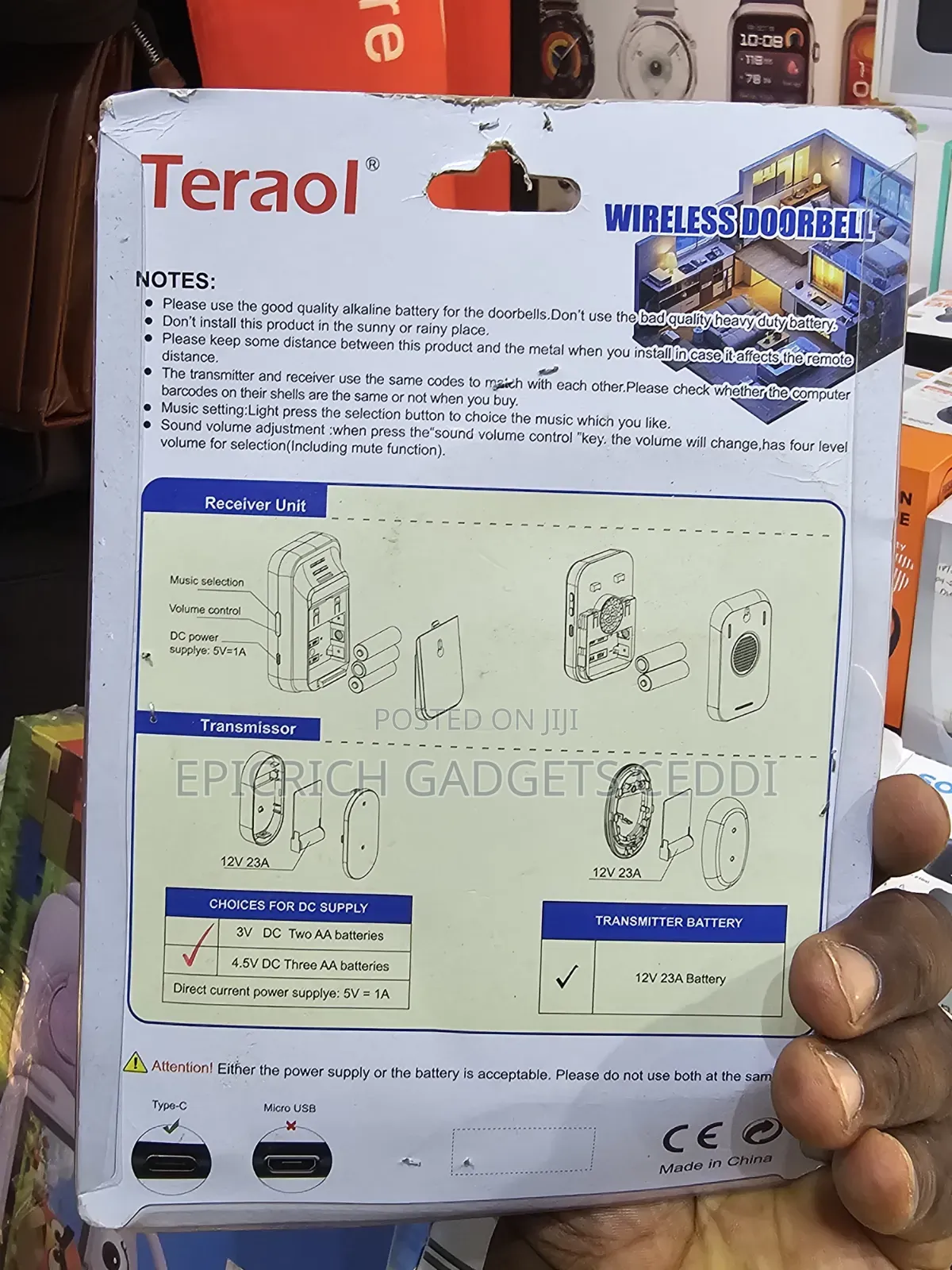 Wireless Dool Bell Alarm