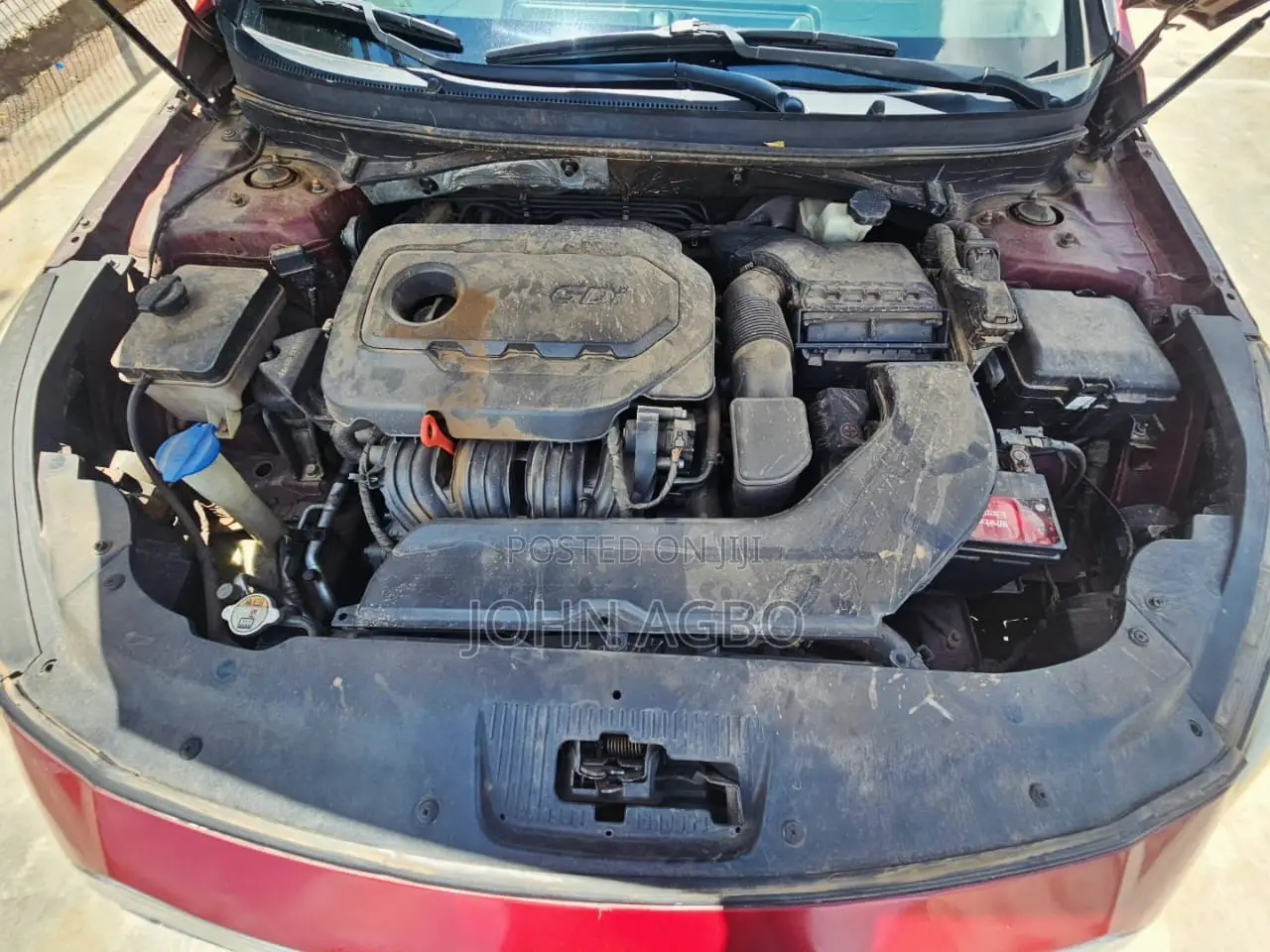 Hyundai Sonata 2015 Red