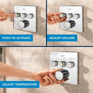 GROHE Precision SmartControl Concealed Shower System.