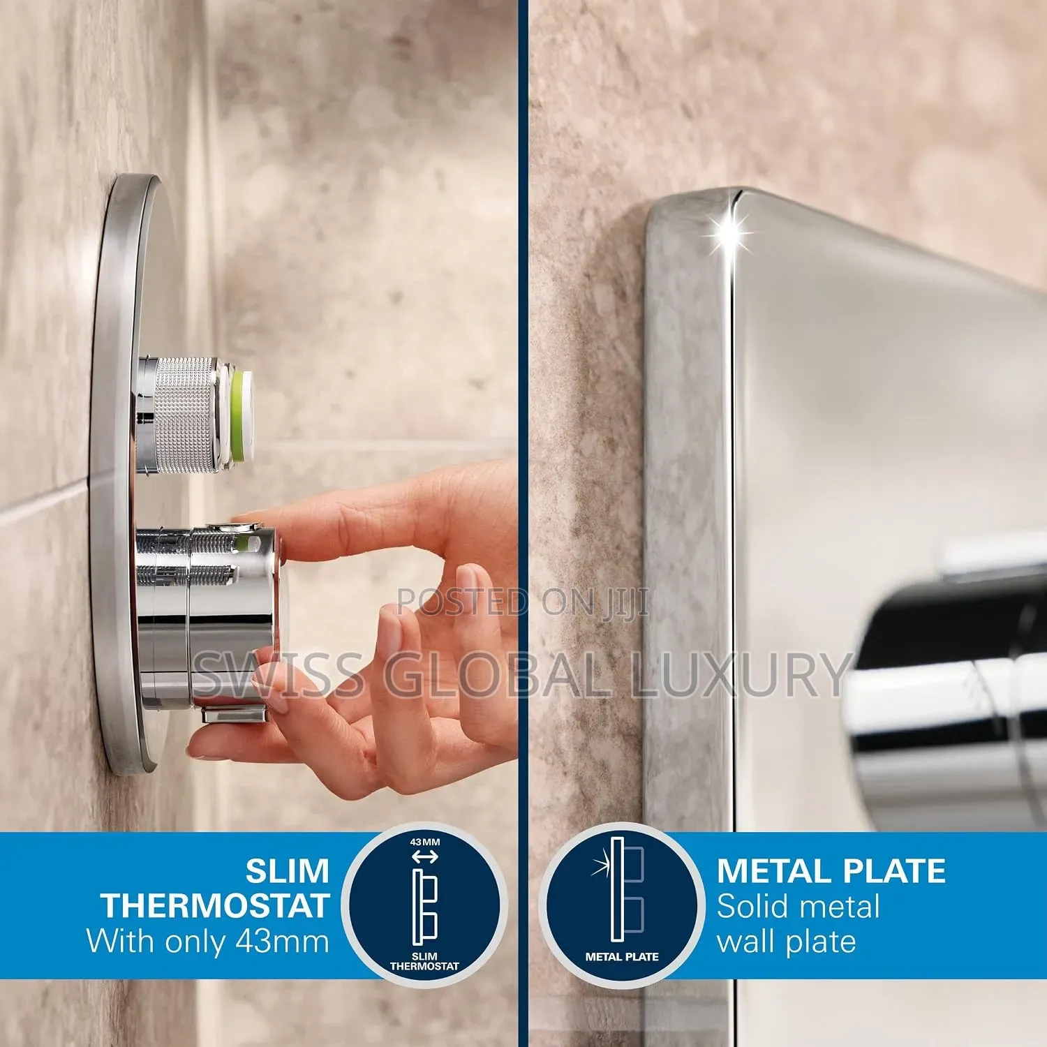 GROHE Precision SmartControl Concealed Shower System.