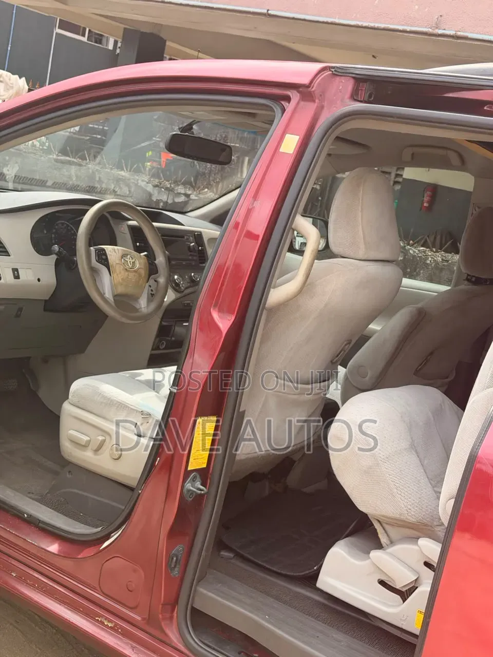 Toyota Sienna 7 Passenger 2011 Red