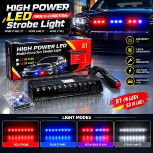 High Power LED Multi-Function Strobe Light