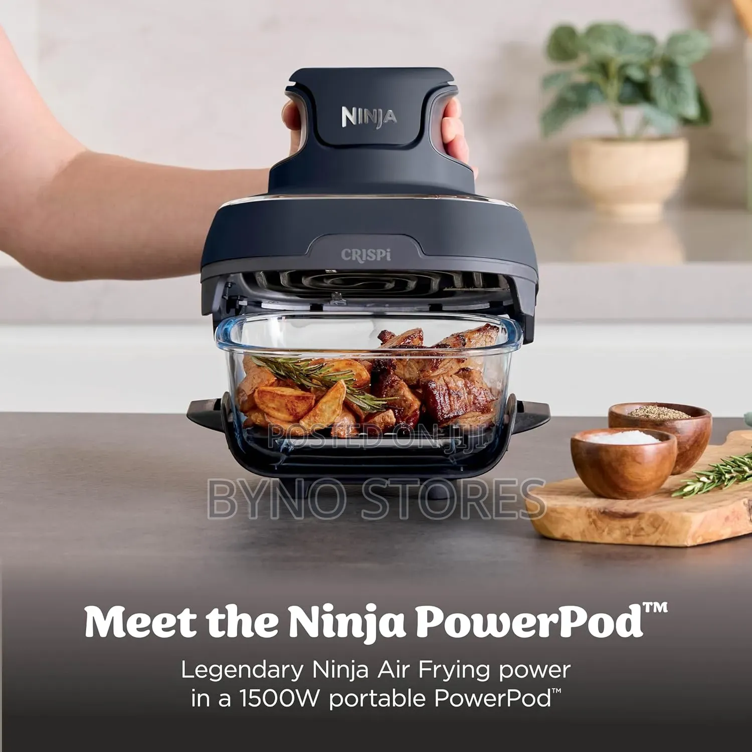 Ninja Crispy 4-in-1 Portable Glass Airfryer