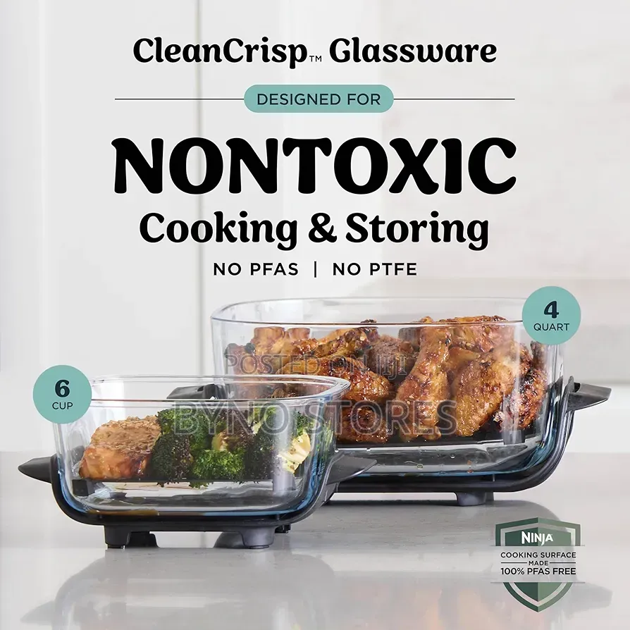 Ninja Crispy 4-in-1 Portable Glass Airfryer