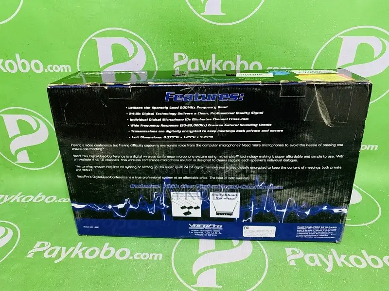VocoPro DigitalQuad-Conference Channel Wireless Conference System