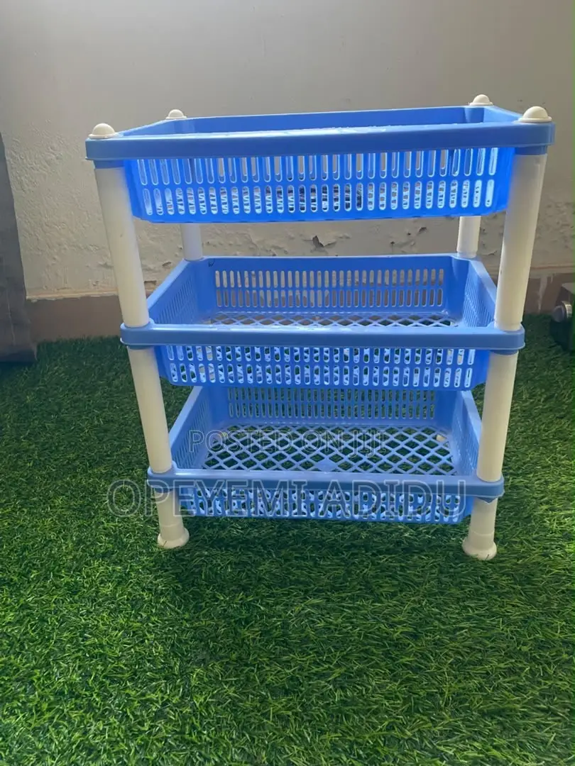 Plastic Plate Rack and Trolley