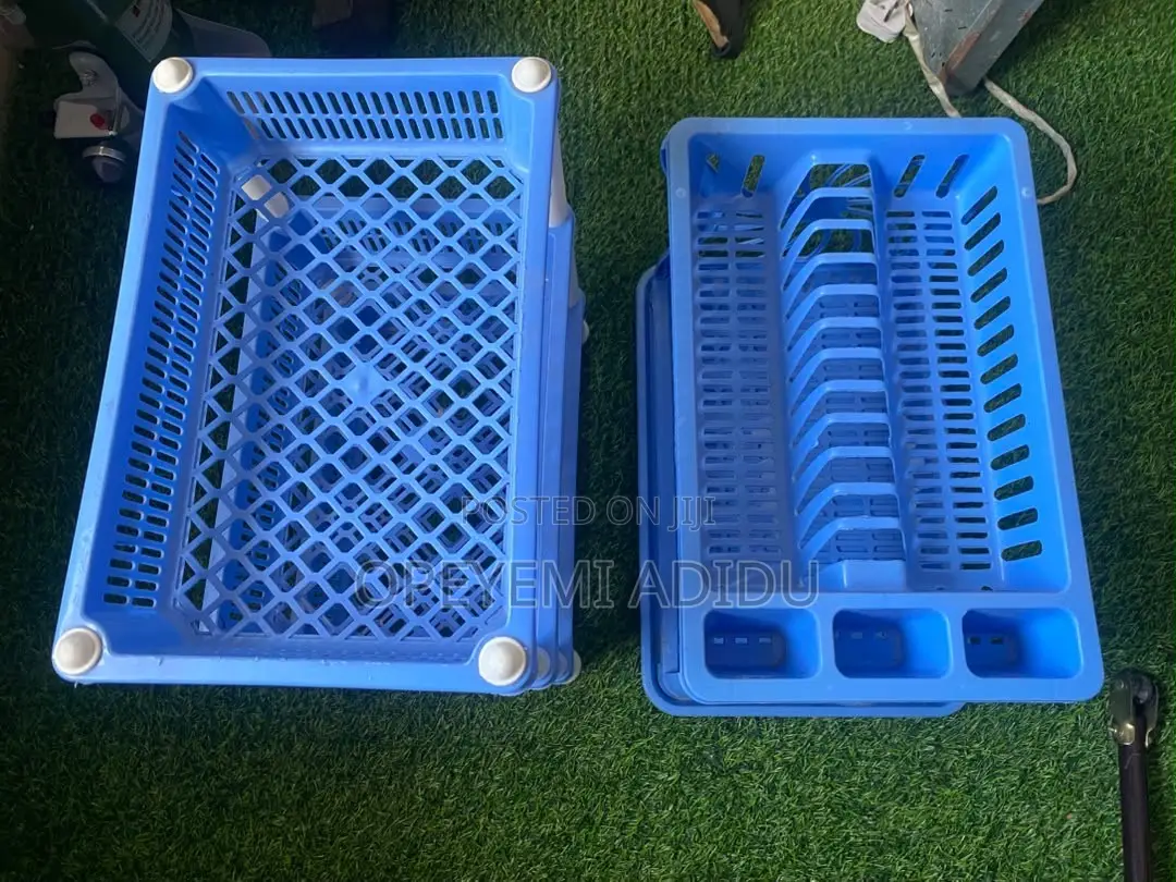 Plastic Plate Rack and Trolley