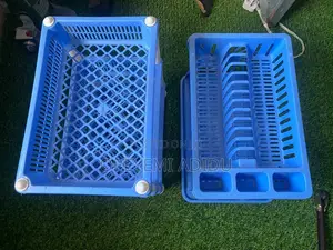 Plastic Plate Rack and Trolley
