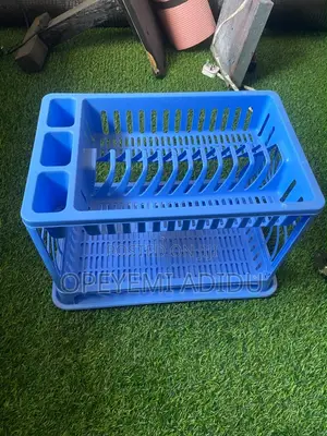 Plastic Plate Rack and Trolley
