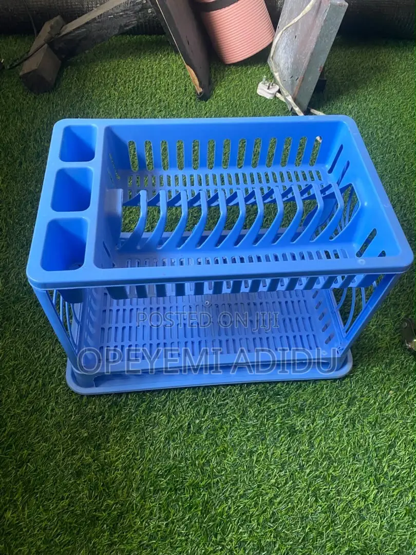 Plastic Plate Rack and Trolley