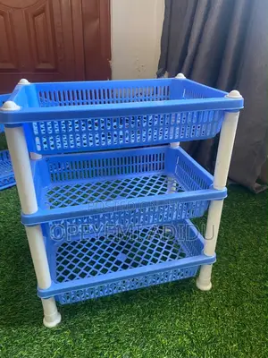 Plastic Plate Rack and Trolley