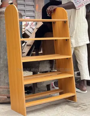 Shoe Rack With Arched Side Panels