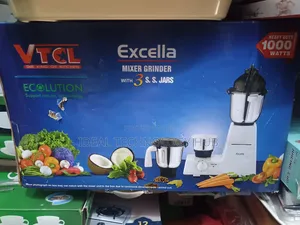 VTCL Excella Mixer Grinder With 3 Jar 1000w