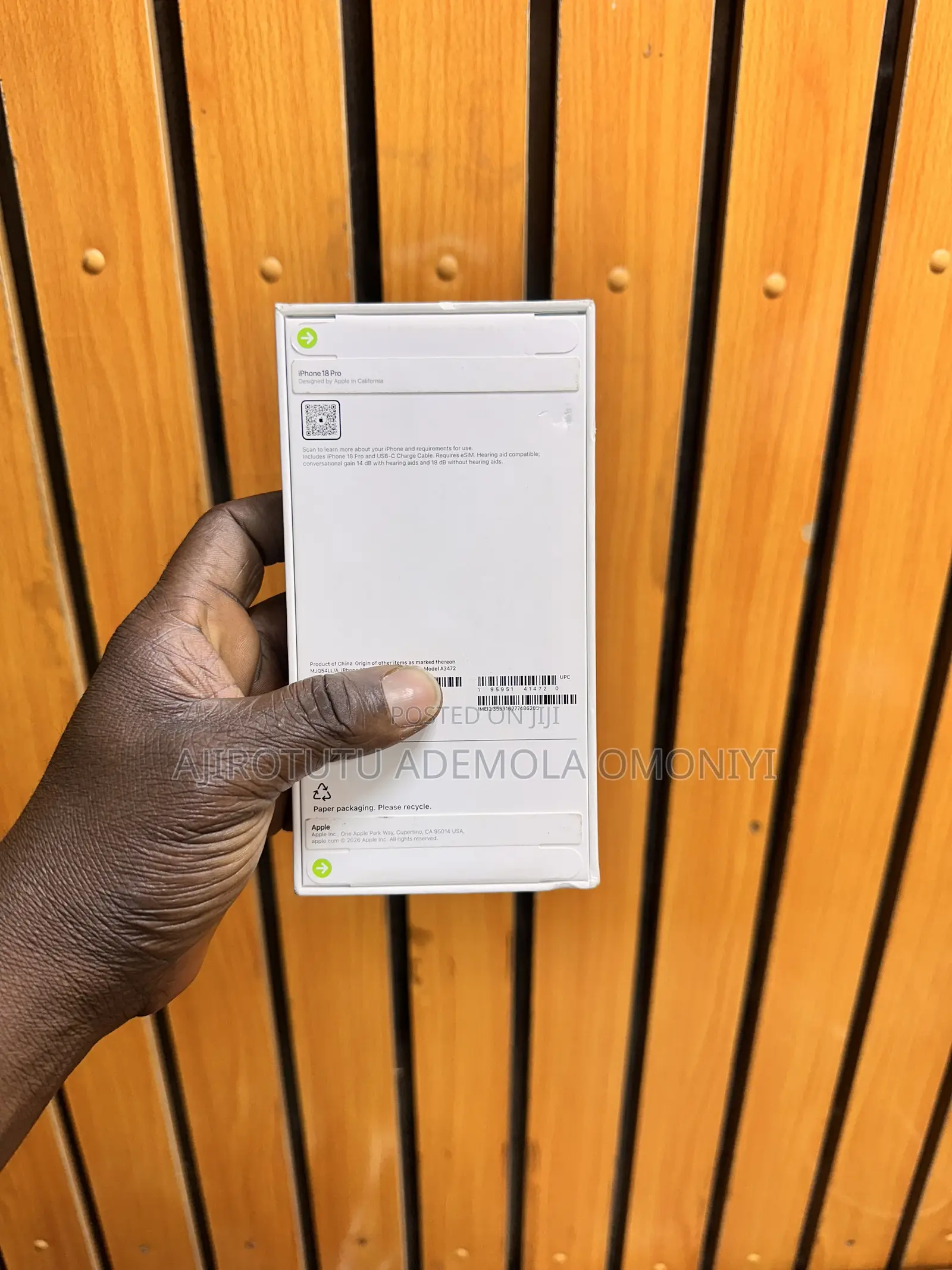 New Apple iPhone 18 Pro 256 GB